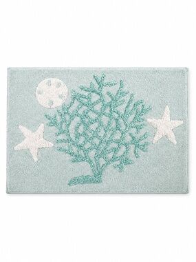Avanti Beachcomber Seashells Cotton Bath Rug, 20" x 30"